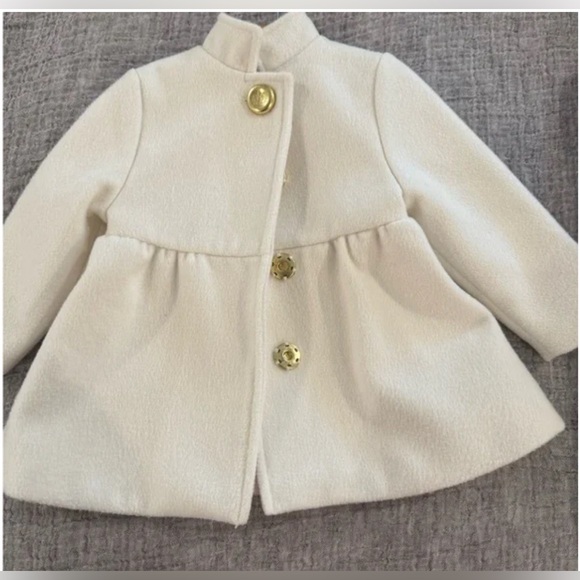 The Beaufort Bonnet Company Other - Beaufort Bonnet Company Pea Coat Girl’s 3T Palmetto Pearl Pink Lined Snap Close